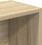 vidaXL - Boekenkast - 31x24x102 - cm - bewerkt - hout - sonoma - eikenkleurig