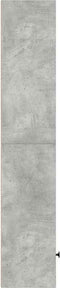 vidaXL - Boekenkast - 31x24x127 - cm - bewerkt - hout - betongrijs