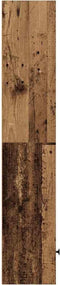 vidaXL - Boekenkast - 31x24x127 - cm - bewerkt - hout - oud - houtkleurig