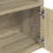 vidaXL - Boekenkast - 31x24x127 - cm - bewerkt - hout - sonoma - eikenkleurig