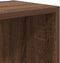 vidaXL - Boekenkast - 31x24x52 - cm - bewerkt - hout - bruin - eikenkleurig