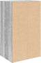 vidaXL - Boekenkast - 31x24x52 - cm - bewerkt - hout - grijs - sonoma - eikenkleurig