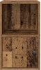 vidaXL - Boekenkast - 31x24x52 - cm - bewerkt - hout - oud - houtkleurig