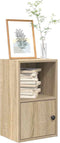 vidaXL - Boekenkast - 31x24x52 - cm - bewerkt - hout - sonoma - eikenkleurig