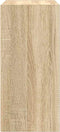 vidaXL - Boekenkast - 31x24x52 - cm - bewerkt - hout - sonoma - eikenkleurig