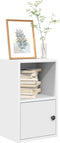 vidaXL - Boekenkast - 31x24x52 - cm - bewerkt - hout - wit