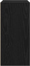 vidaXL - Boekenkast - 31x24x52 - cm - bewerkt - hout - zwart - eikenkleurig