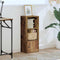 vidaXL - Boekenkast - 31x24x77 - cm - bewerkt - hout - oud - houtkleurig