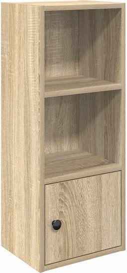 vidaXL - Boekenkast - 31x24x77 - cm - bewerkt - hout - sonoma - eikenkleurig
