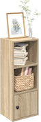 vidaXL - Boekenkast - 31x24x77 - cm - bewerkt - hout - sonoma - eikenkleurig