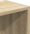 vidaXL - Boekenkast - 31x24x77 - cm - bewerkt - hout - sonoma - eikenkleurig