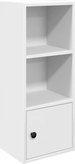 vidaXL - Boekenkast - 31x24x77 - cm - bewerkt - hout - wit