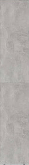 vidaXL - Boekenkast - 36x30x171 - cm - bewerkt - hout - betongrijs