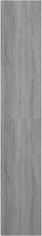 vidaXL - Boekenkast - 36x30x171 - cm - bewerkt - hout - grijs - sonoma - eikenkleurig