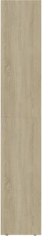 vidaXL - Boekenkast - 36x30x171 - cm - bewerkt - hout - sonoma - eikenkleurig