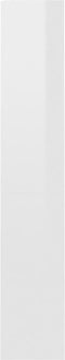 vidaXL - Boekenkast - 4 - schappen - 60x24x142 - cm - bewerkt - hout - hoogglans - wit