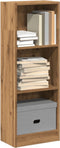 vidaXL - Boekenkast - 40x24x109 - cm - bewerkt - hout - artisanaal - eikenkleurig