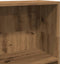 vidaXL - Boekenkast - 40x24x109 - cm - bewerkt - hout - artisanaal - eikenkleurig