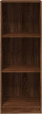 vidaXL - Boekenkast - 40x24x109 - cm - bewerkt - hout - bruin - eikenkleur