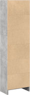 vidaXL - Boekenkast - 40x24x143 - cm - bewerkt - hout - betongrijs