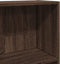 vidaXL - Boekenkast - 40x24x143 - cm - bewerkt - hout - bruin - eikenkleurig
