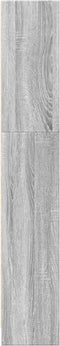 vidaXL - Boekenkast - 40x24x143 - cm - bewerkt - hout - grijs - sonoma - eikenkleurig