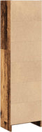 vidaXL - Boekenkast - 40x24x143 - cm - bewerkt - hout - oud - houtkleurig