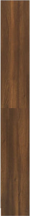 vidaXL - Boekenkast - 40x24x175 - cm - bewerkt - hout - bruin - eikenkleur