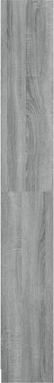 vidaXL - Boekenkast - 40x24x175 - cm - bewerkt - hout - grijs - sonoma - eikenkleurig