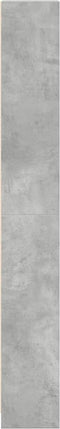vidaXL - Boekenkast - 40x24x176 - cm - bewerkt - hout - betongrijs