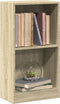 vidaXL - Boekenkast - 40x24x75 - cm - bewerkt - hout - sonoma - eikenkleurig