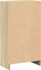 vidaXL - Boekenkast - 40x24x75 - cm - bewerkt - hout - sonoma - eikenkleurig