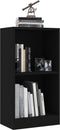 vidaXL Boekenkast 40x24x75 cm spaanplaat zwart