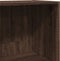 vidaXL - Boekenkast - 40x30x114 - cm - bewerkt - hout - bruin - eikenkleurig