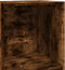 vidaXL - Boekenkast - 40x30x114 - cm - bewerkt - hout - gerookt - eikenkleurig