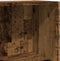 vidaXL - Boekenkast - 40x30x114 - cm - bewerkt - hout - oud - houtkleurig