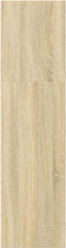 vidaXL - Boekenkast - 40x30x114 - cm - bewerkt - hout - sonoma - eikenkleurig