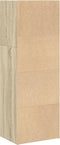 vidaXL - Boekenkast - 40x30x114 - cm - bewerkt - hout - sonoma - eikenkleurig