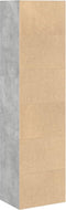 vidaXL - Boekenkast - 40x30x152 - cm - bewerkt - hout - betongrijs