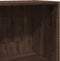 vidaXL - Boekenkast - 40x30x189 - cm - bewerkt - hout - bruin - eikenkleurig