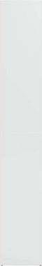 vidaXL - Boekenkast - 40x30x189 - cm - bewerkt - hout - hoogglans - wit