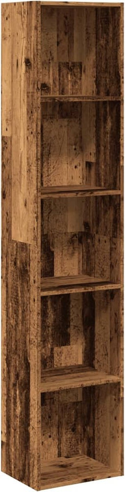 vidaXL - Boekenkast - 40x30x189 - cm - bewerkt - hout - oud - houtkleurig