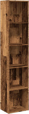 vidaXL - Boekenkast - 40x30x189 - cm - bewerkt - hout - oud - houtkleurig