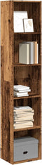 vidaXL - Boekenkast - 40x30x189 - cm - bewerkt - hout - oud - houtkleurig