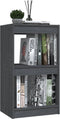 vidaXL - Boekenkast - 40x30x71,5 - cm - massief - grenenhout - grijs