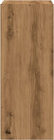 vidaXL - Boekenkast - 40x30x77 - cm - bewerkt - hout - artisanaal - eikenkleurig