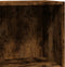 vidaXL - Boekenkast - 40x30x77 - cm - bewerkt - hout - gerookt - eikenkleurig