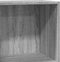 vidaXL - Boekenkast - 40x30x77 - cm - bewerkt - hout - grijs - sonoma - eikenkleurig