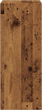 vidaXL - Boekenkast - 40x30x77 - cm - bewerkt - hout - oud - houtkleurig