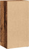 vidaXL - Boekenkast - 40x30x77 - cm - bewerkt - hout - oud - houtkleurig